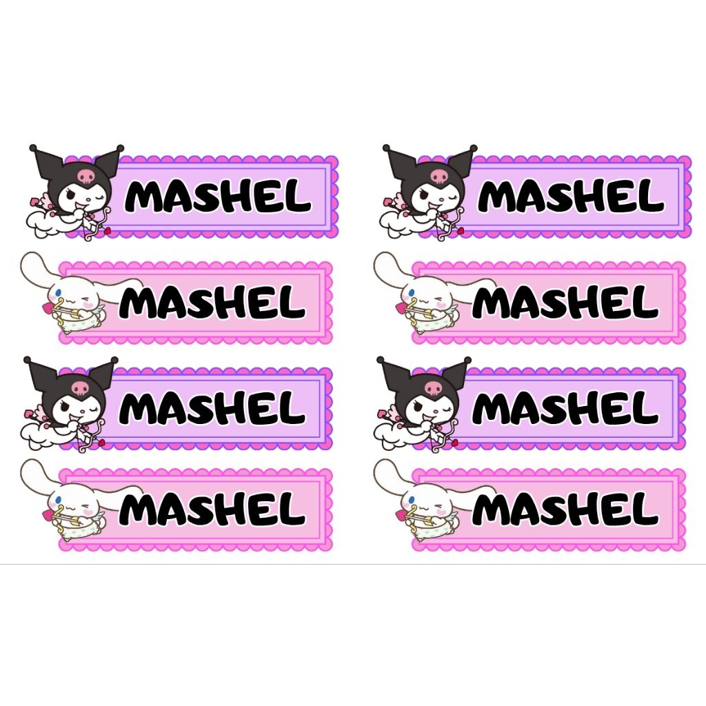 

Stiker baju anak bisa custom motif