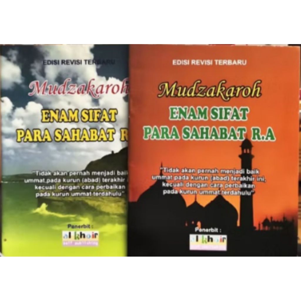 

buku 6 sifat sahabat nabi