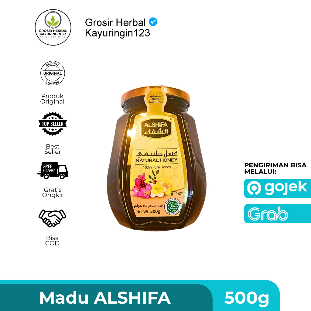 

Madu Arab Al Shifa 500gr Natural Honey Asli Original