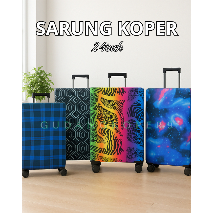 cover koper / sarung koper / luggage cover sise 24inch