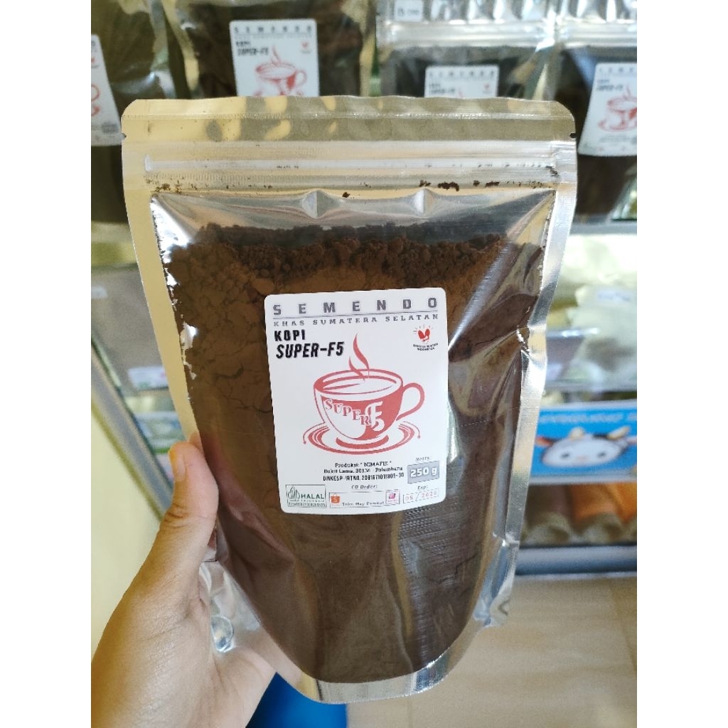 

Kopi Bubuk Semendo | SUPER F5 250gr | Kopi Khas Sumatera Selatan
