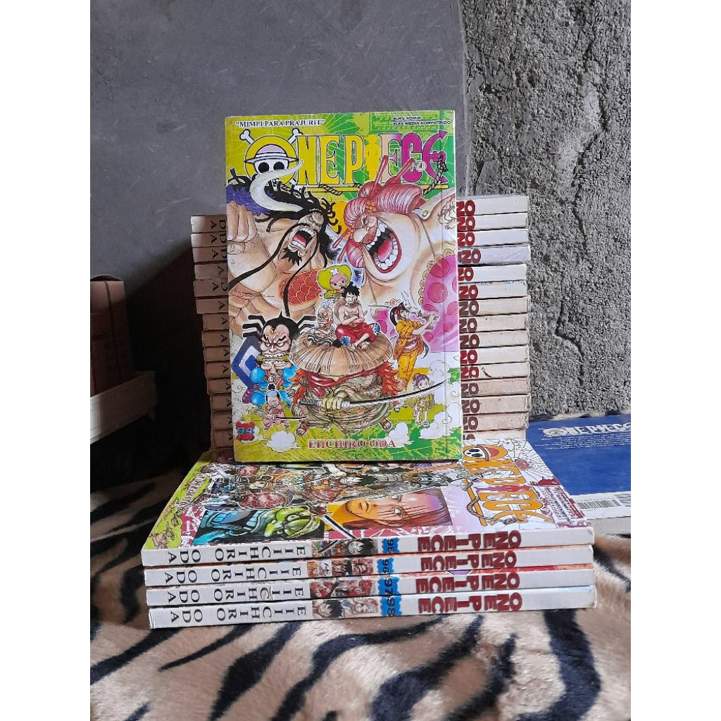 Set Komik One Piece vol 94-98 kolpri (5 buku) cetakan lama