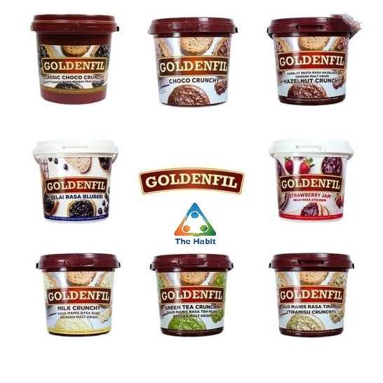 

(The Habit) Goldenfill Choco Crunchy 1 kg All Varian