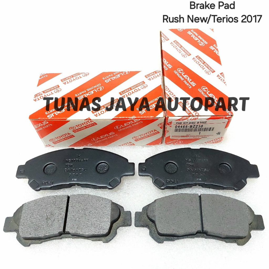 BRAKEPAD-KAMPAS REM TOYOTA NEW RUSH TERIOS 2017 ORIGINAL 04465-BZ250