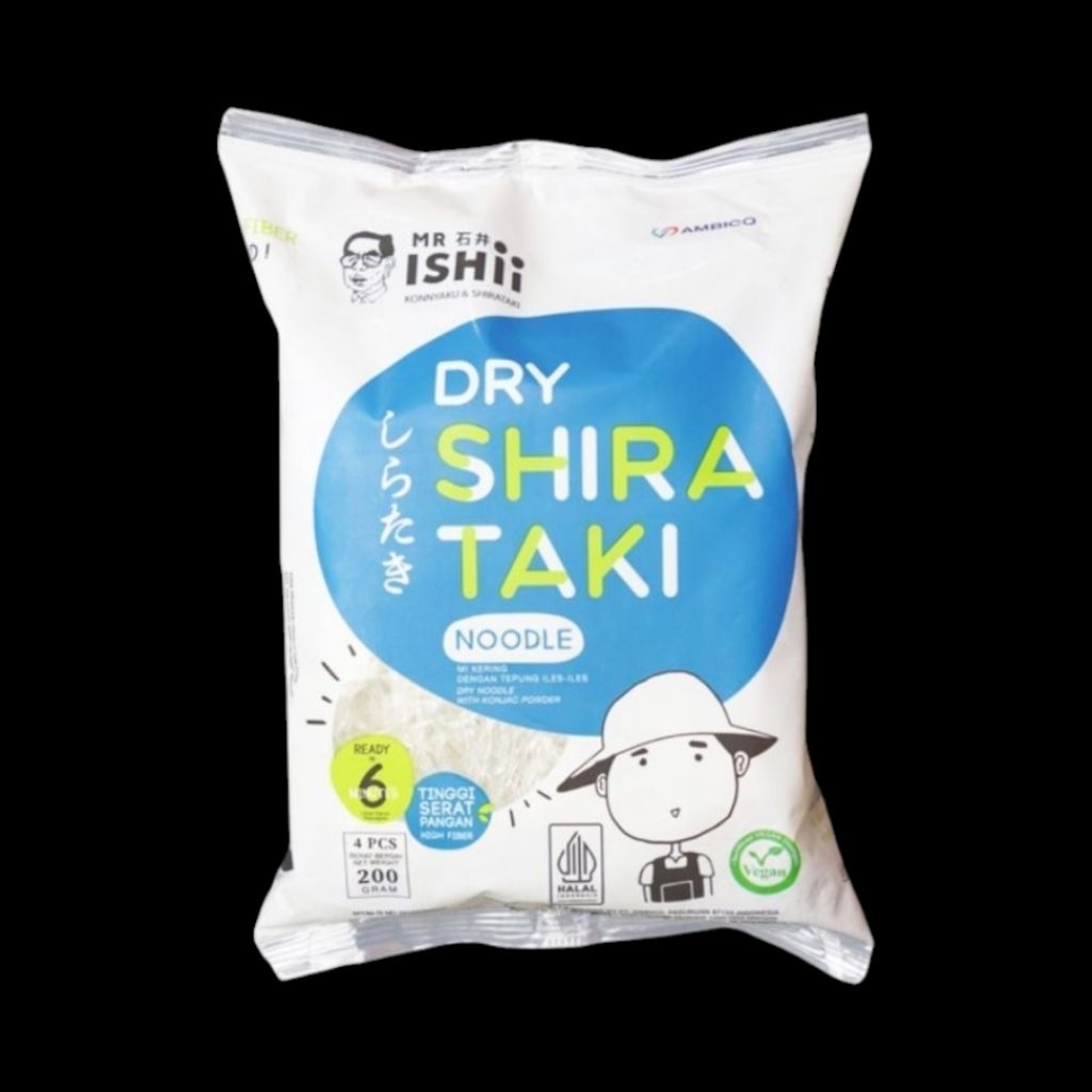 

Shirataki Dry Noodle - 200g (Mie Kering Shirataki)