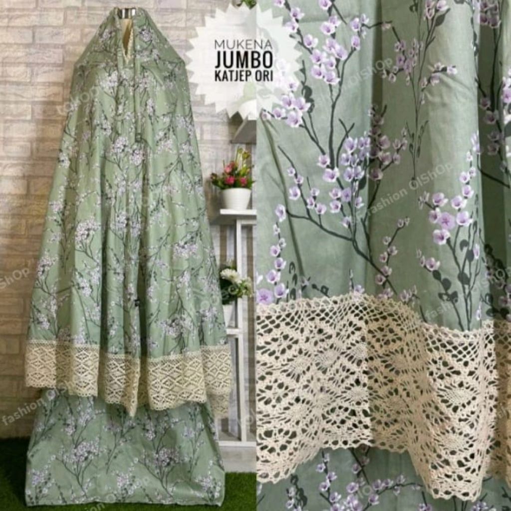 Mukena Rayon Motif Renda
