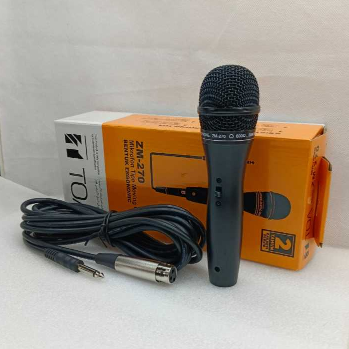Mikropon Toa ZM 270 Microphone kabel Toa Original
