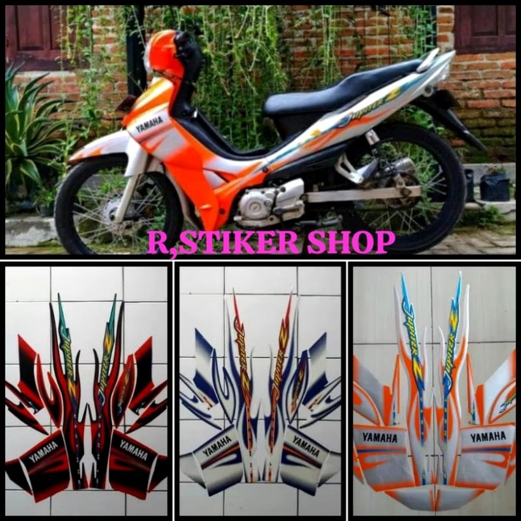 STRIPING STIKER LIS BODY MOTOR YAMAHA JUPITER Z CW 2005