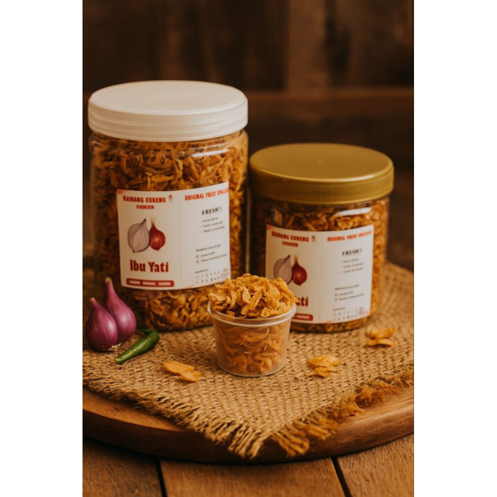 

Bawang Goreng Premium Brebes 200gr/130gr / Original Fried Shallots / Bawang Goreng Renyah