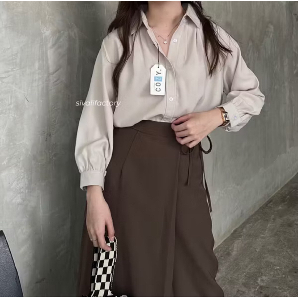 preloved kemeja ivory