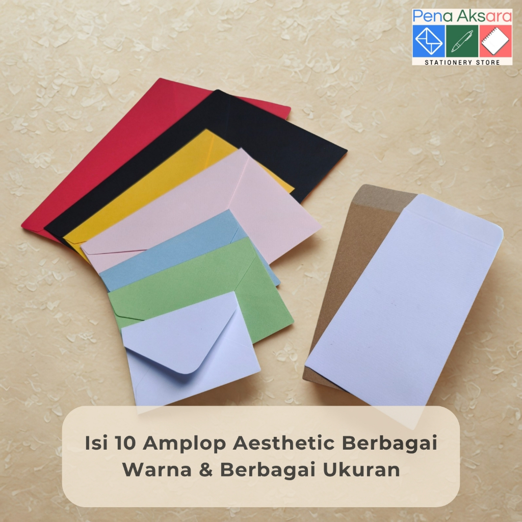 

Isi 10 Amplop Aesthetic Warna / Amplop Angpau Warna / Amplop Kondangan / Amplop Uang