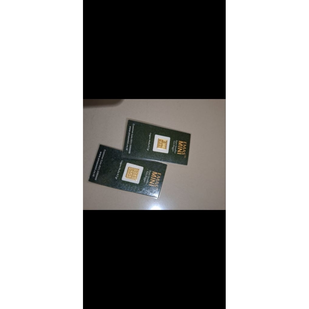 Emas Mini Logam Mulia 0,2gr