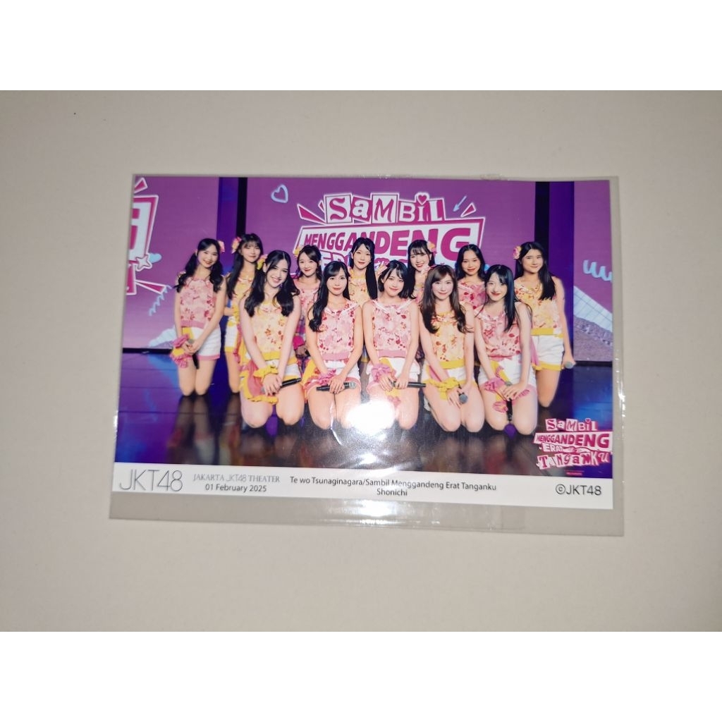 PP photopack photogroup official JKT48 shonichi setlist TwT Te wo Tsunaginagara / Sambil Menggandeng