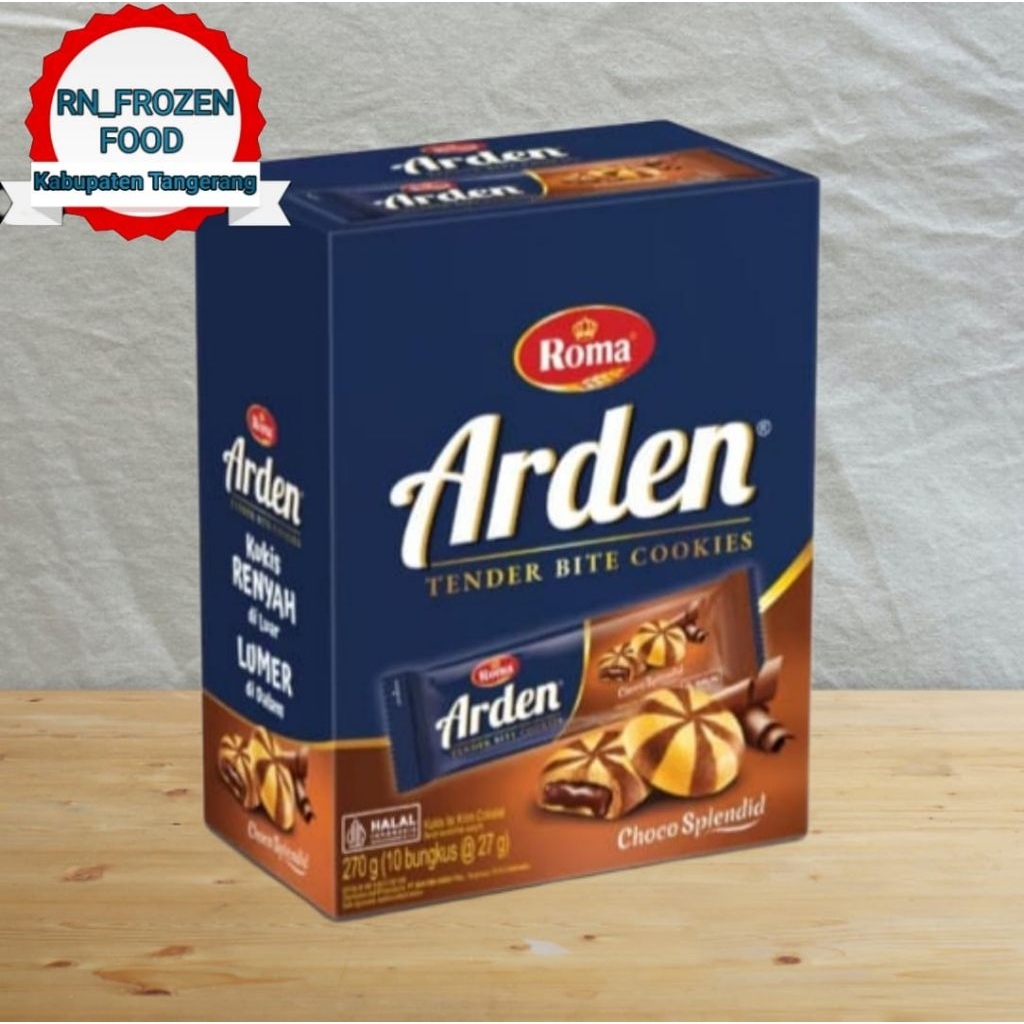 

ROMA ARDEN CHOCO SPLENDID BERAT 270gr | 1 BOX ISI 10's