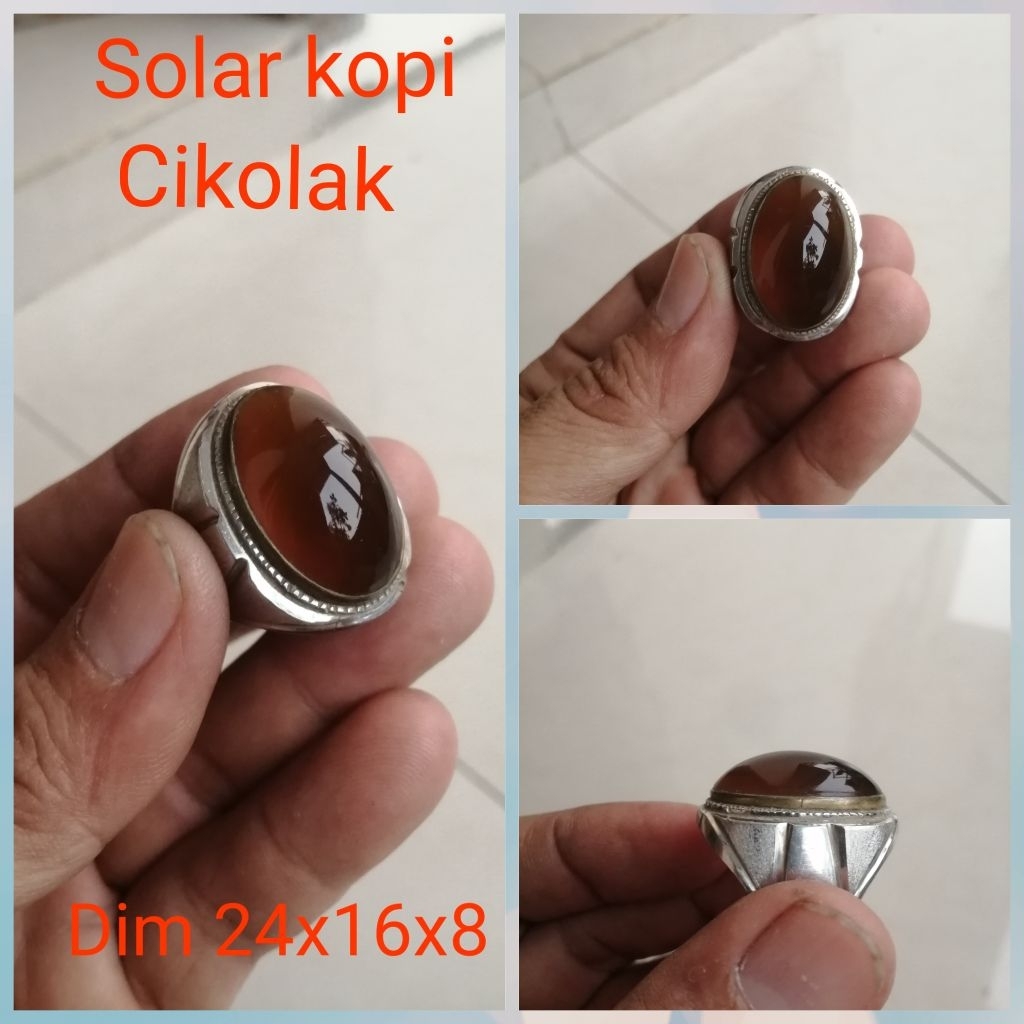 batu solar kopi cikolak rare item