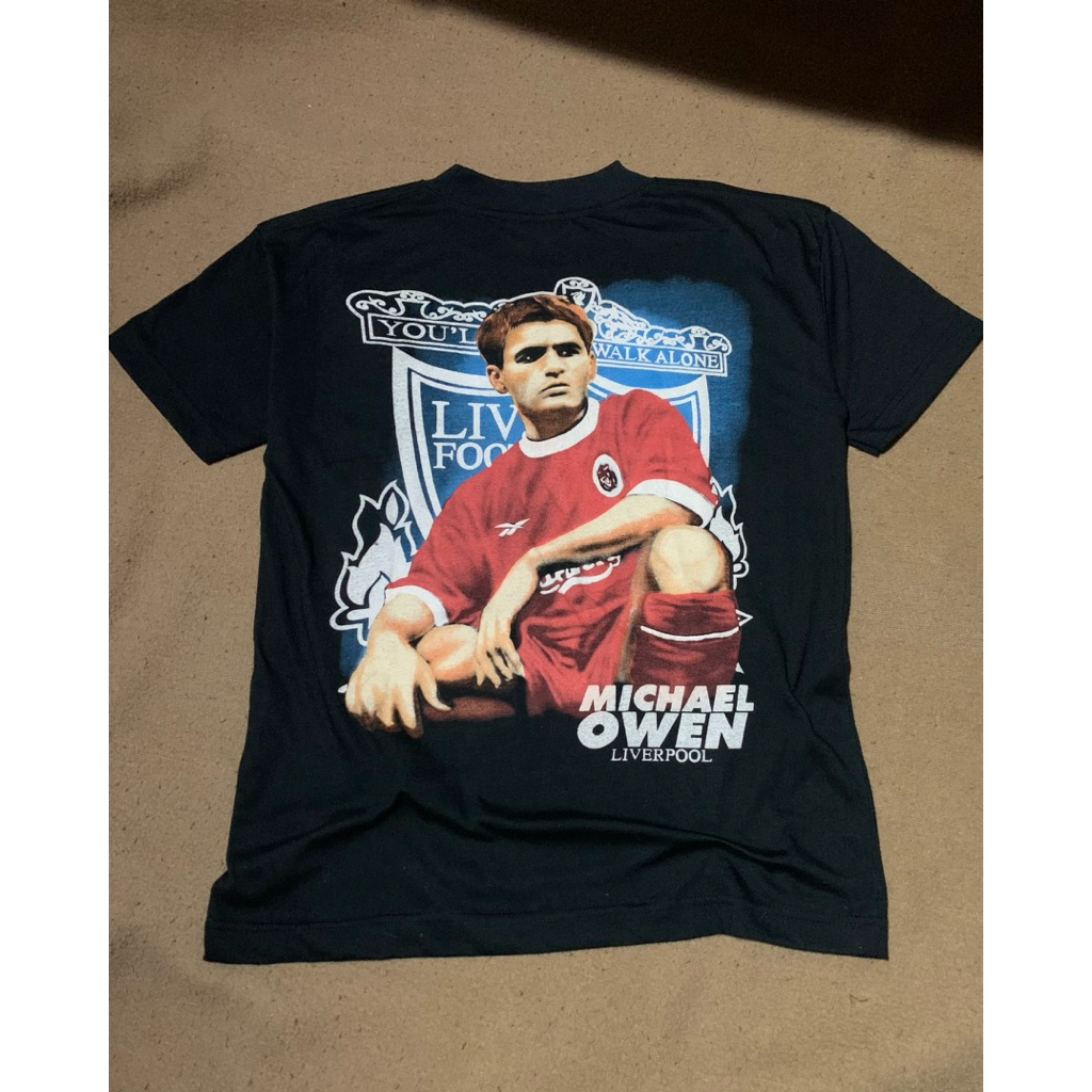 kaos Vintage Tshirt Michael Owen Liverpool