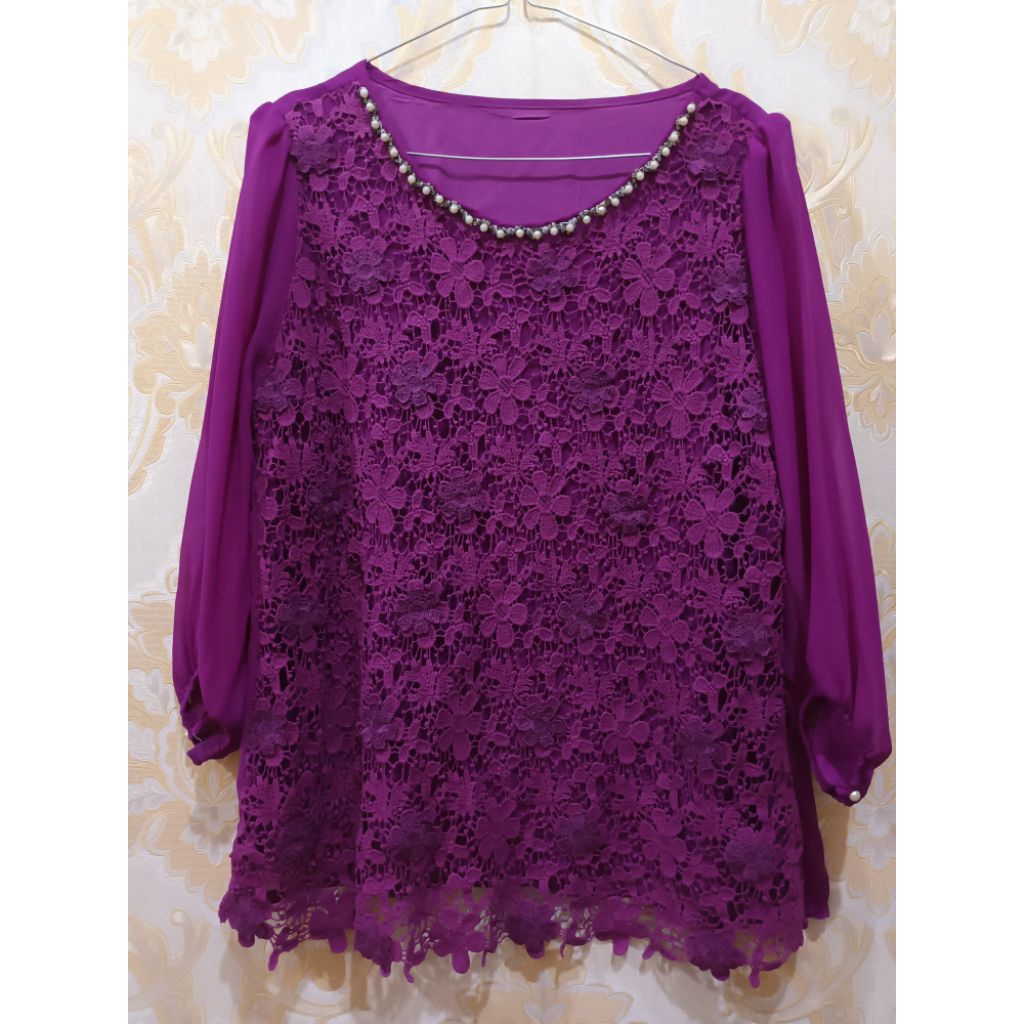 atasan brokat mewah cantik