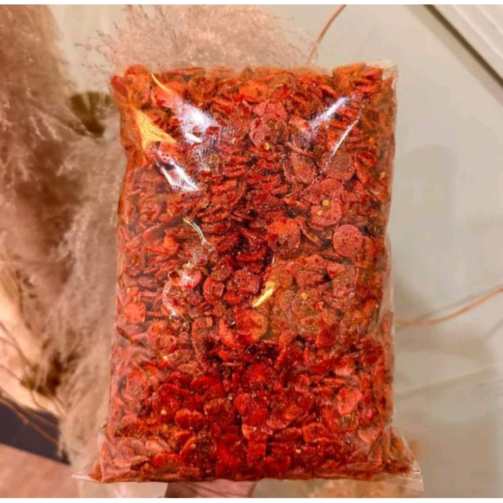 

SOSIS GORENG PEDAS DAUN JERUK GURIH ASIN KEMASAN KILOAN