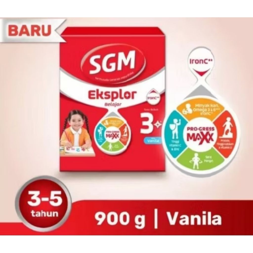 

SGM Eksplor 3+ madu/vanila/coklat 900gr