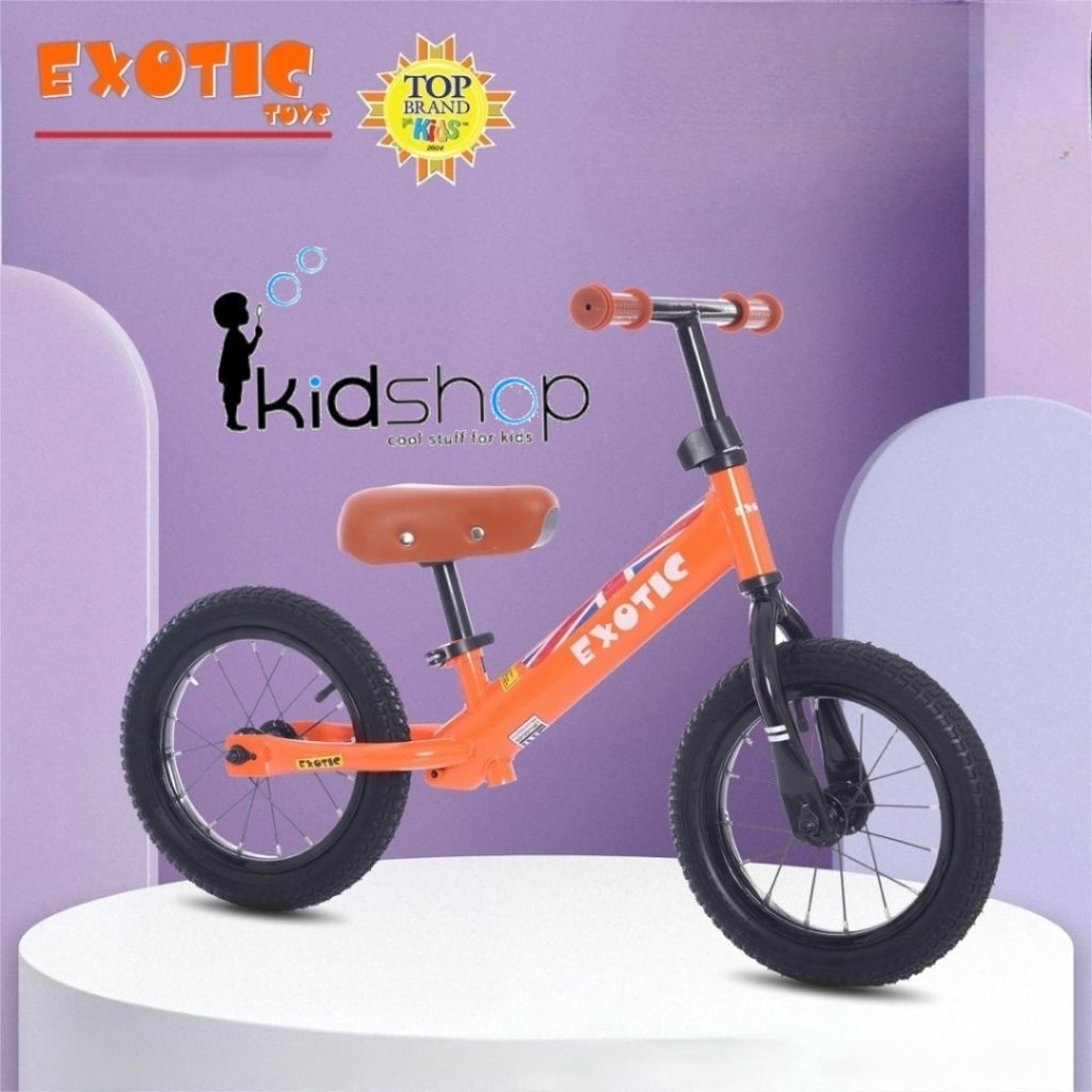 KID Sepeda Keseimbangan Balance Bike Pushbike Push Bike Sepeda Anak Roda 2 Dua merk EXOTIC Tanpa