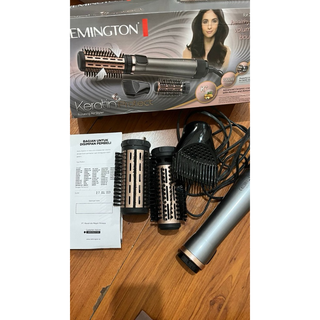 PRELOVED remington keratin protect rotating air AS8810
