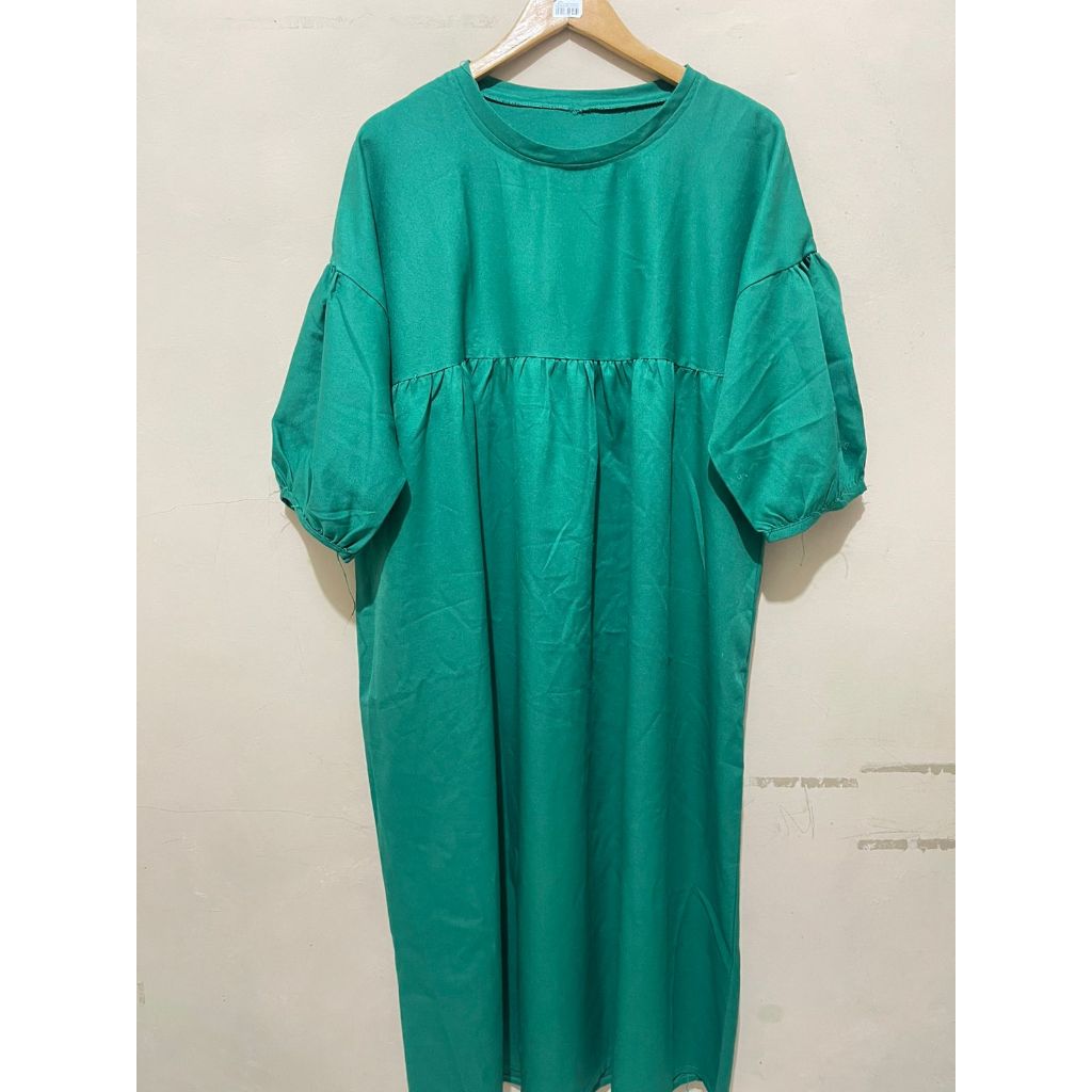Baju gamis hijau (PRELOVED ON TIKTOK LIVE)