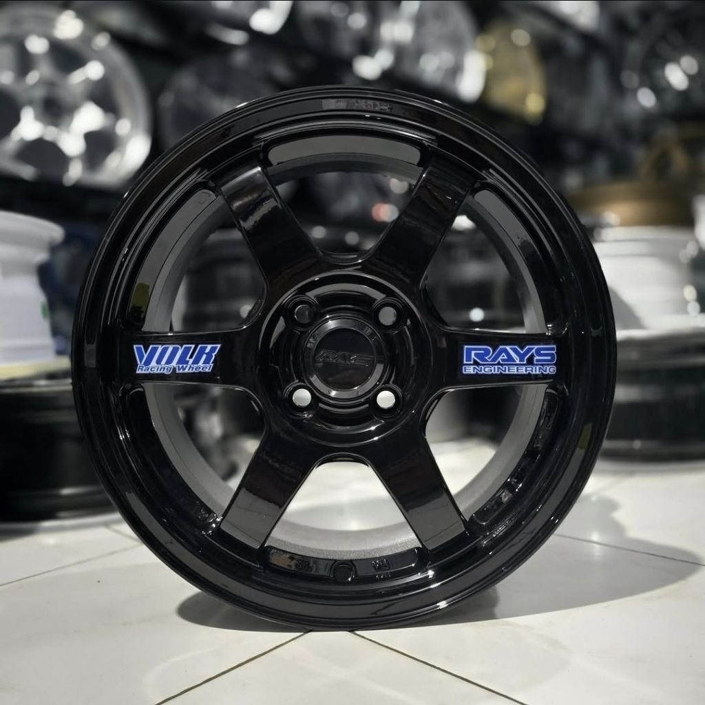 Velg mobil racing ring 15 model te37 ring Volkrays pelek mobil resing R15 mobil agya brio calya ayla