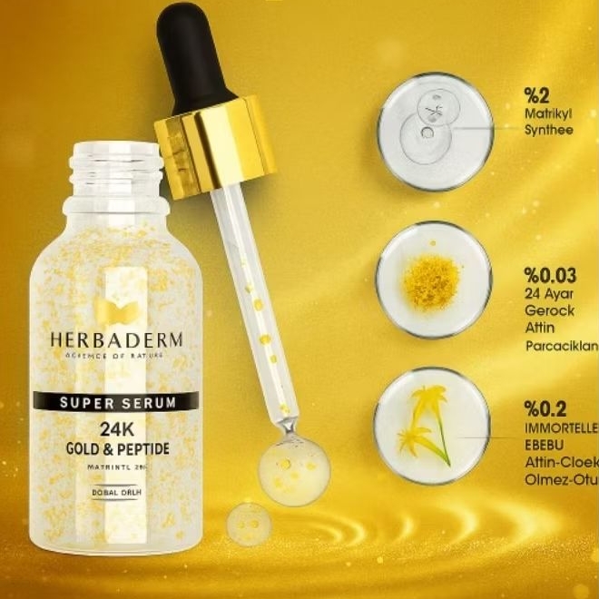 Herbaderm Super Serum Gold 24k Face Serum Herbaderm Turki