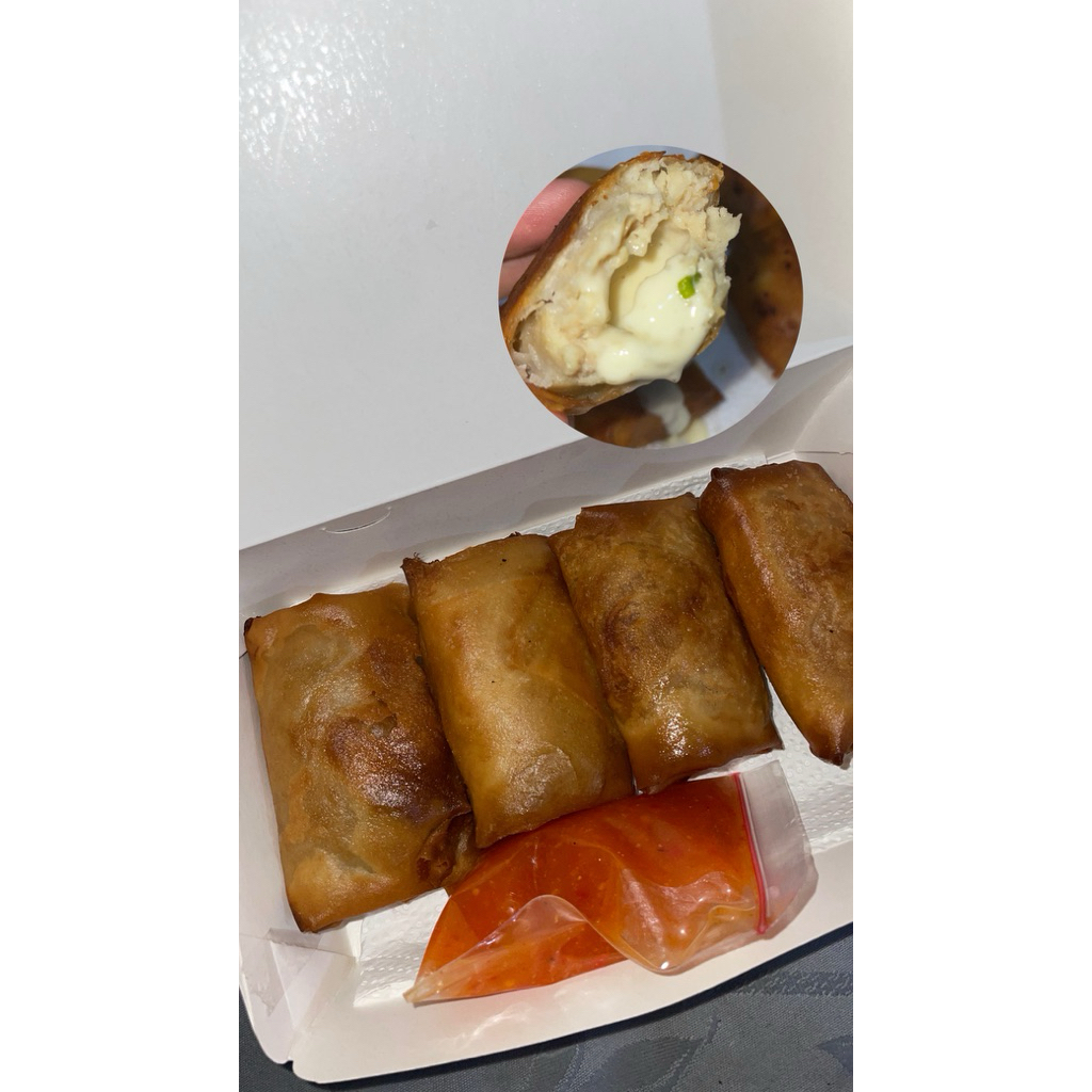 

Dimsum Goreng Keju Lumer (isi 4pcs)