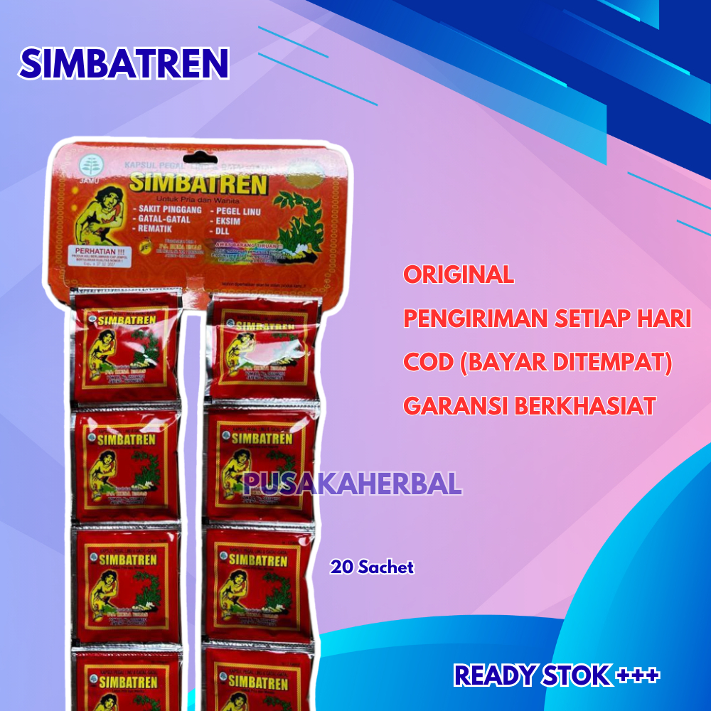 

SIMBATREN ORIGINAL KAPSUL 20 SACHET