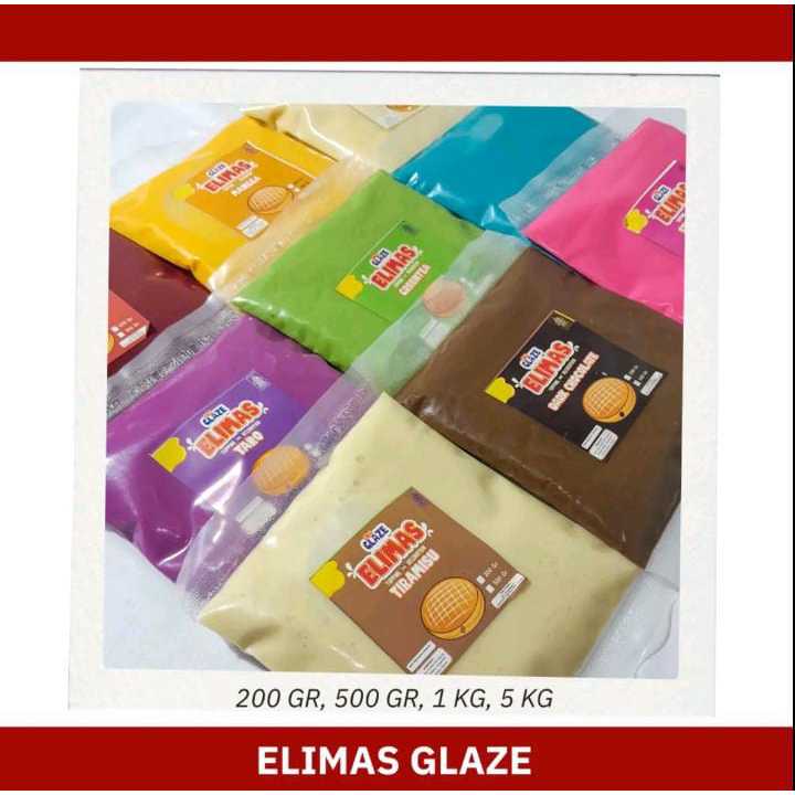 

ELIMAS glaze 1 kg semua rasa / termurah
