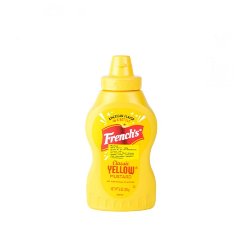 

french mustard yellow classic 226 gr