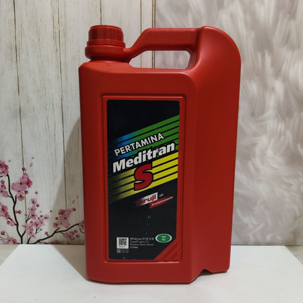 OLI MESIN DIESEL MEDITRAN S 5 LITER SAE 40 OLI PELUMAS MESIN DIESEL