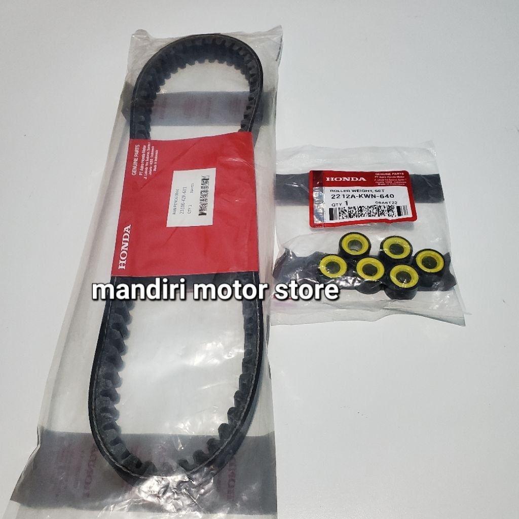 VANBELT KZR V-BELT VARIO 125 OLD, KZR VARIO 125 LED NEW,LED OLD PLUS ROLLER
