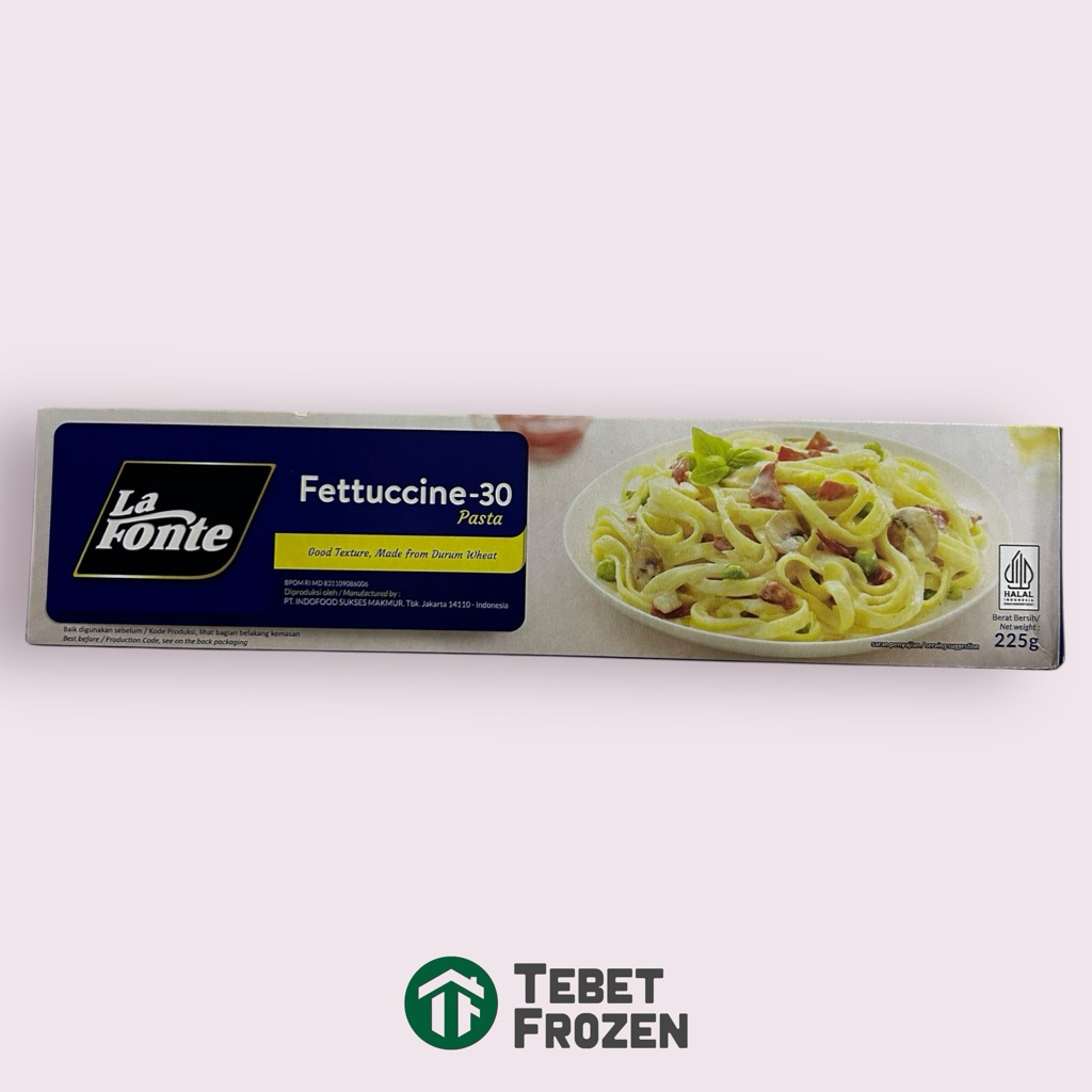 

LAFONTE FETTUCCINE 225GR - TEBET FROZEN