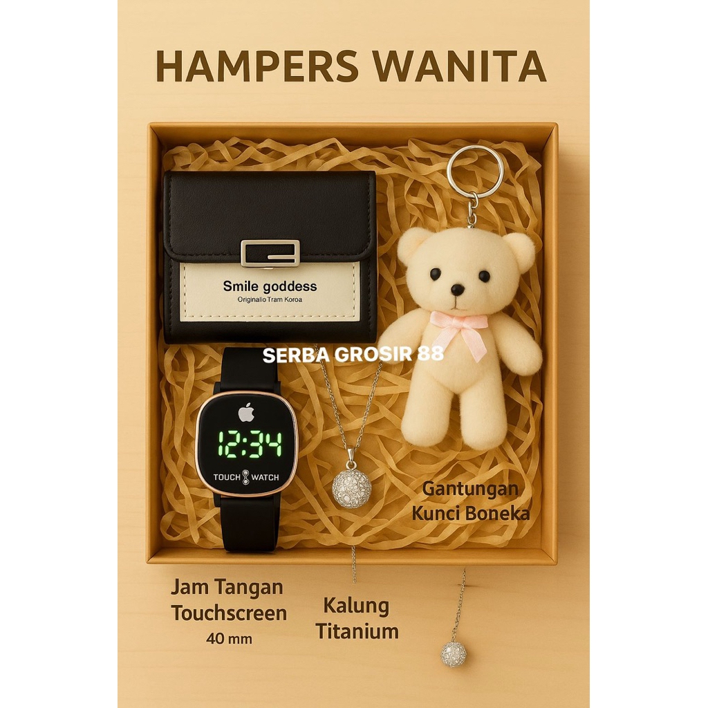 Hampers Wanita Elegan – Hampers Cantik Untuk Wanita Istimewa - Kado Spesial Untuk Yang Tersayang