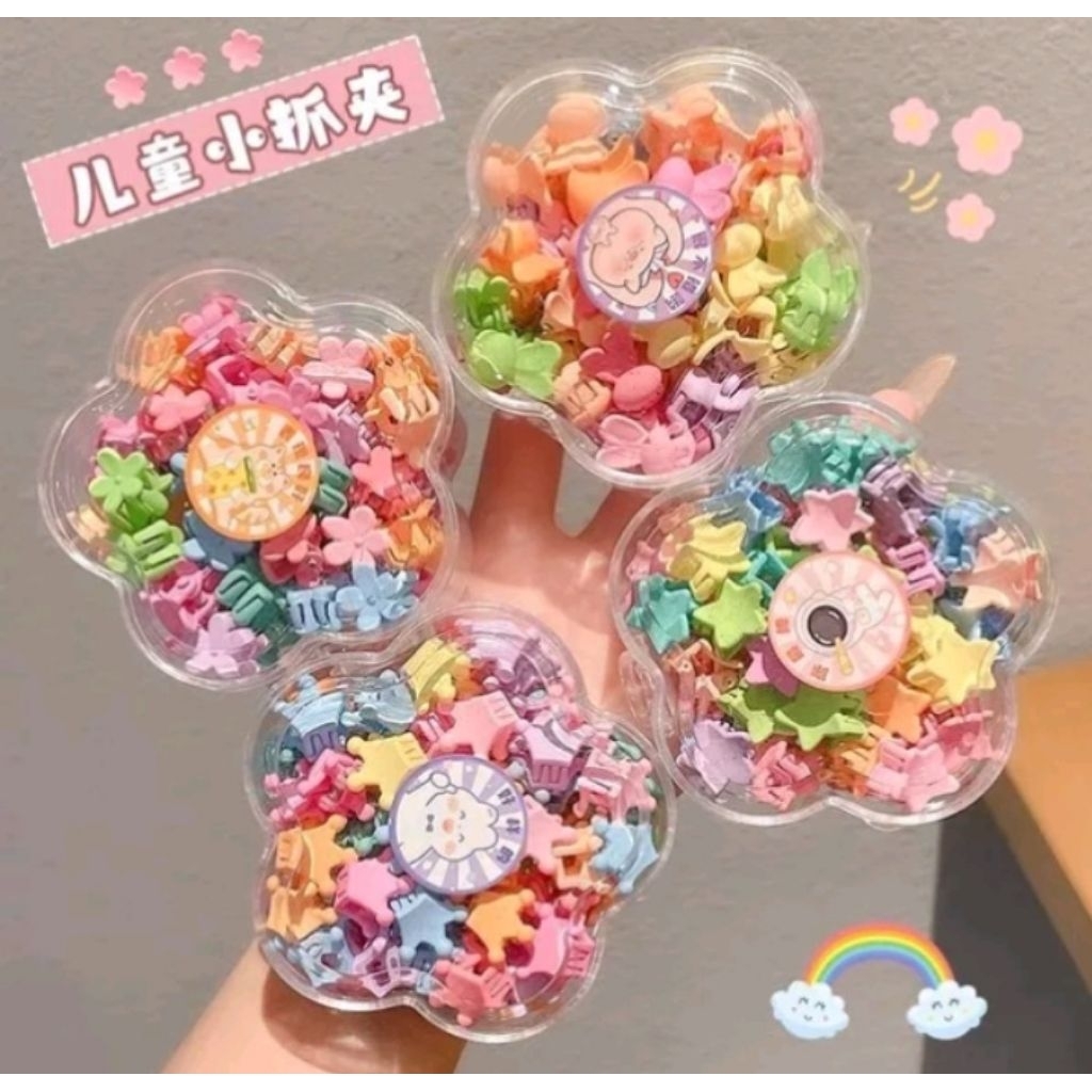 Jepit rambut mini karakter free tempat jedai berbentuk karakter lucu..