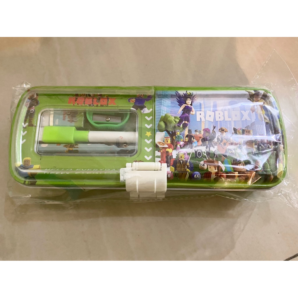 

MMP - SALE!! BARU Kotak Pensil / Study Set / Tempat Pensil Karakter Kotak Pensil Roblox Kotak Pensil Kaleng Roblox