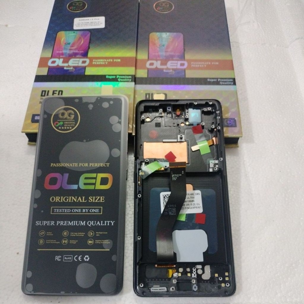LCD SAMSUNG S21 ULTRA 5G/G998/G998B ORI OG+PREME FINGER PRIN ON
