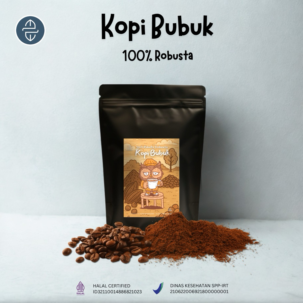 

Kopi Bubuk 100% Robusta Java - 200gr