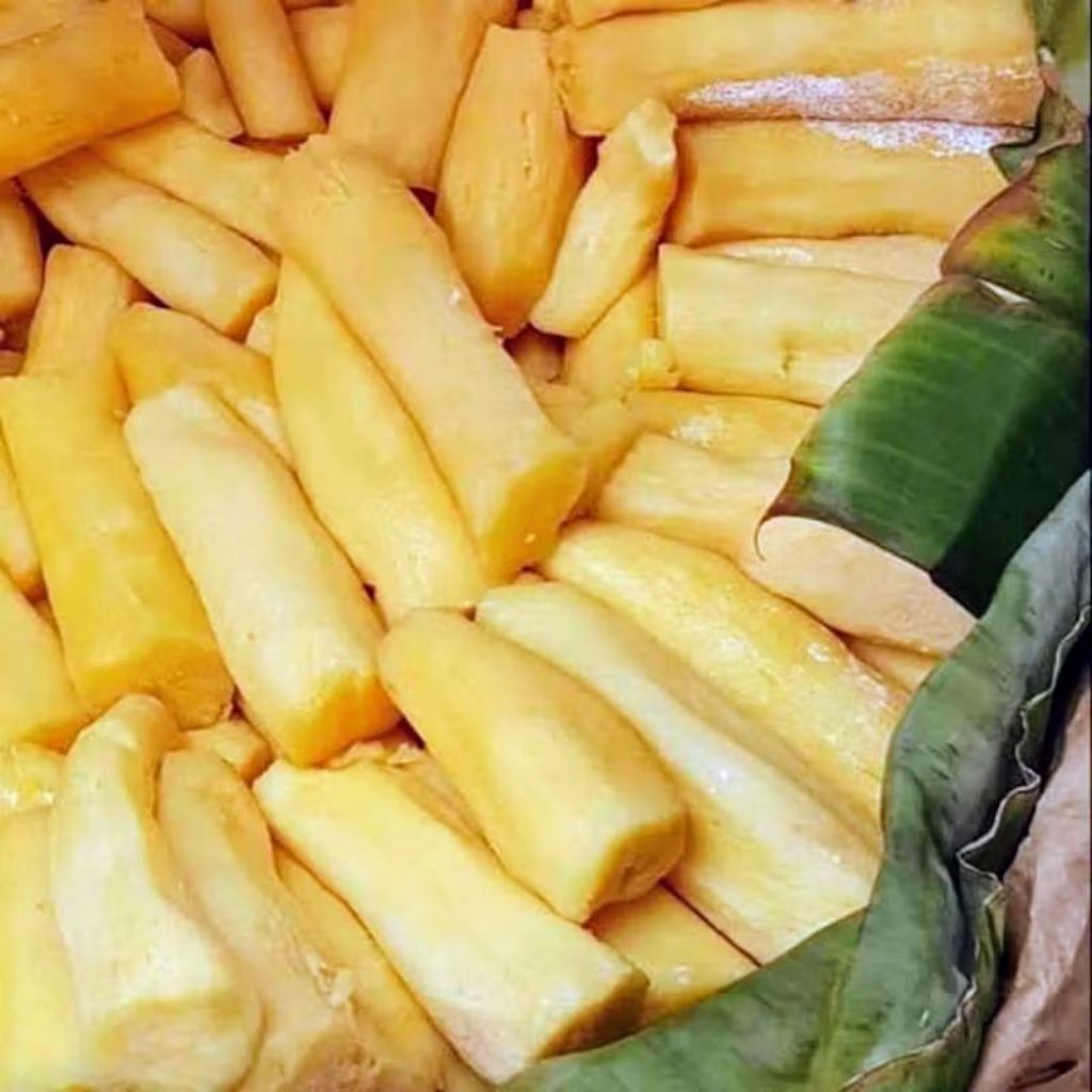 

singkong mentega 1kg belum kupas singkong kuning 1