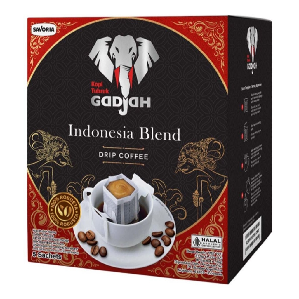 

Gadjah Kopi Tubruk Drip Indonesia Blend 5 x 7.5g