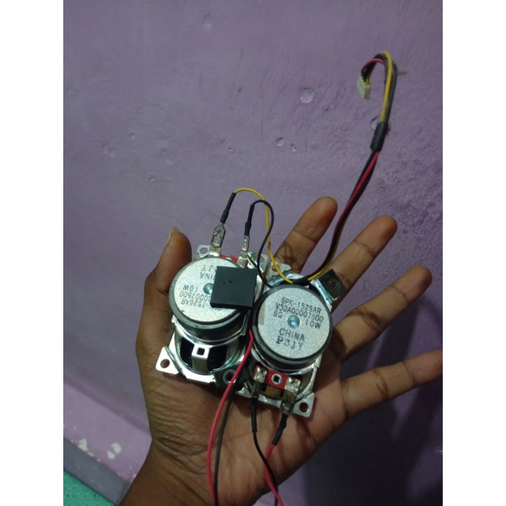 Speaker  oval diy mini amplifier bekas Tv Thosiba 24 inch 24P2301VJ