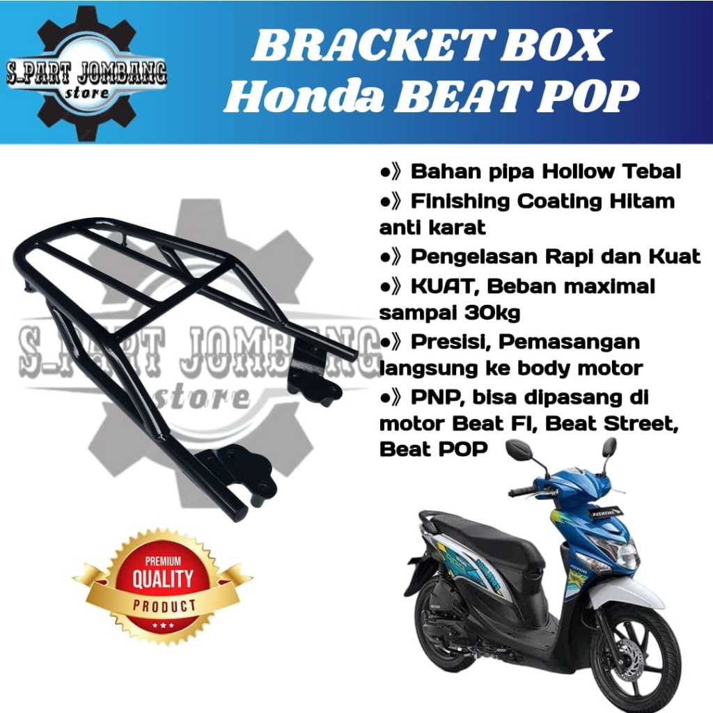 Begel Behel Box Honda BEAT POP Brecket Braket Box Honda Beat POP PNP Beat FI Beat Street