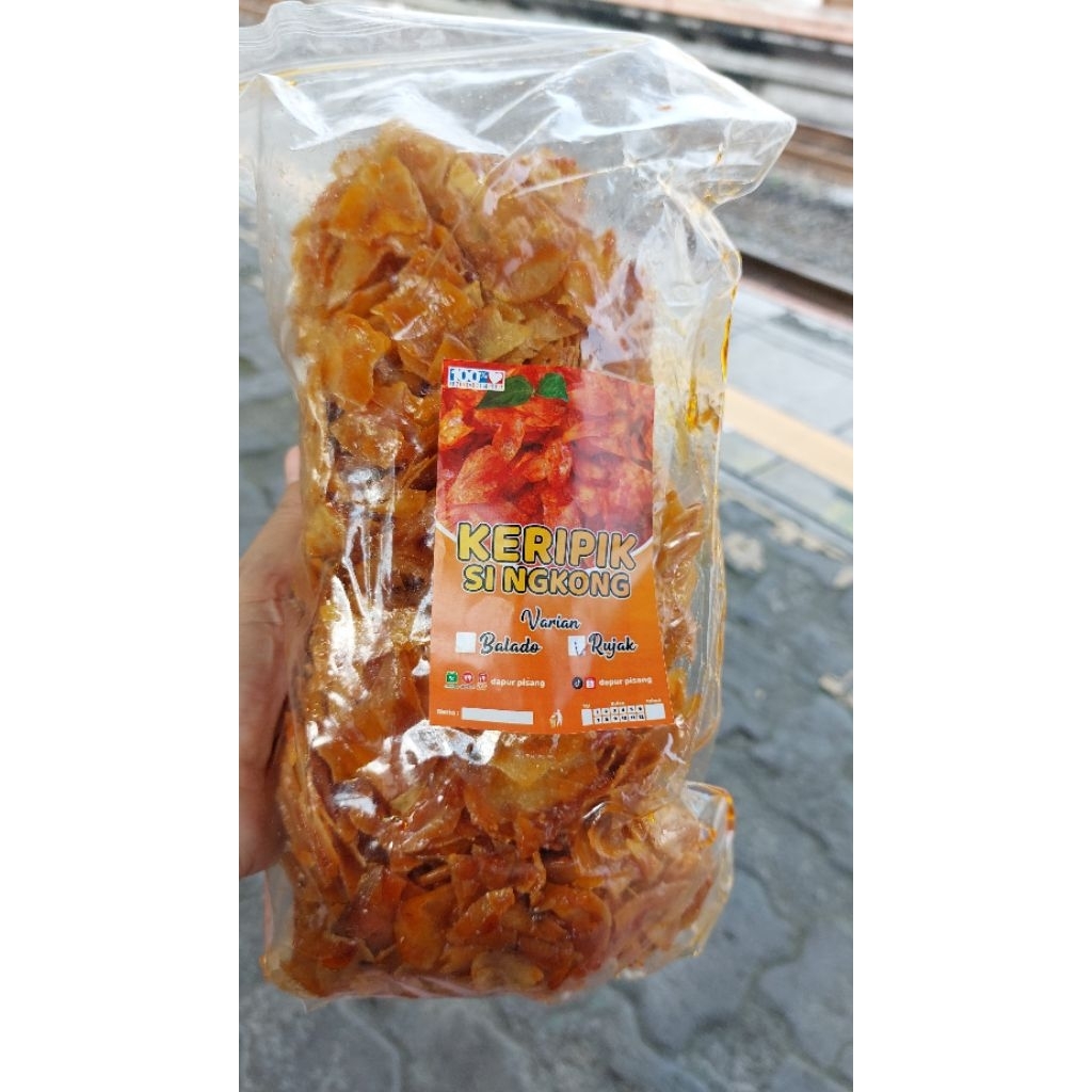 

PAKET 2 HEMAT KERIPIK SINGKONG 500GR BALADO DAN RUJAK