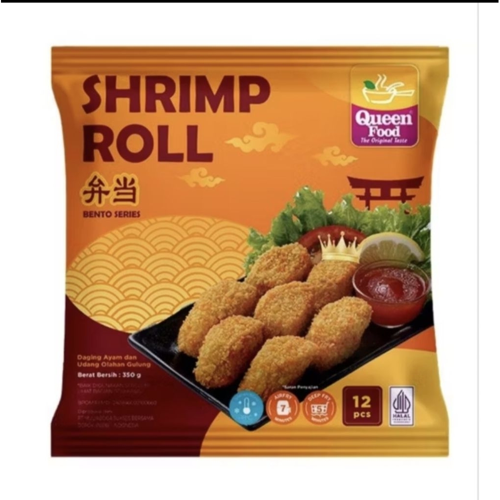 

queen food shrimp roll 350gr