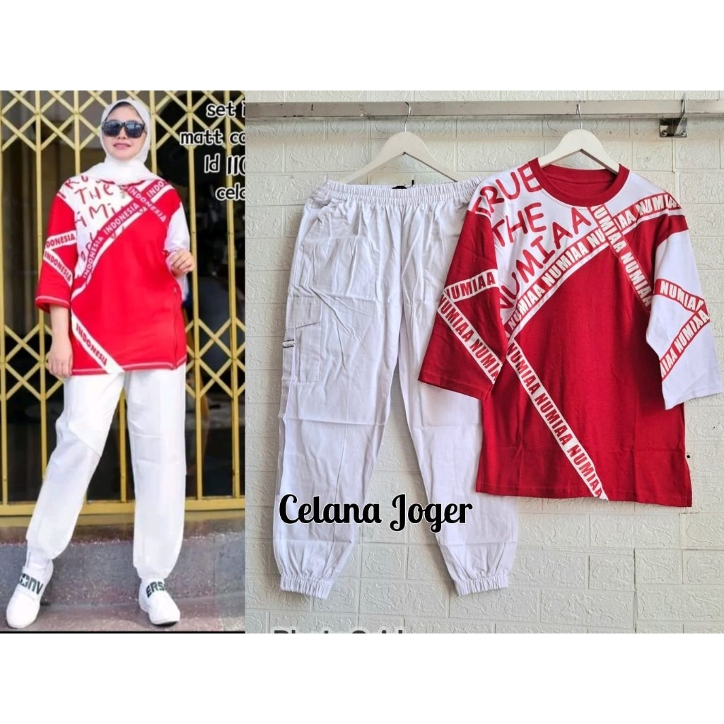 ATASAN OVERSIZE INDONESIA VER 3 - KAOS MERAH PUTIH JUMBO / ATASAN 17 AGUSTUS / ATASAN MERAH PUTIH  Z