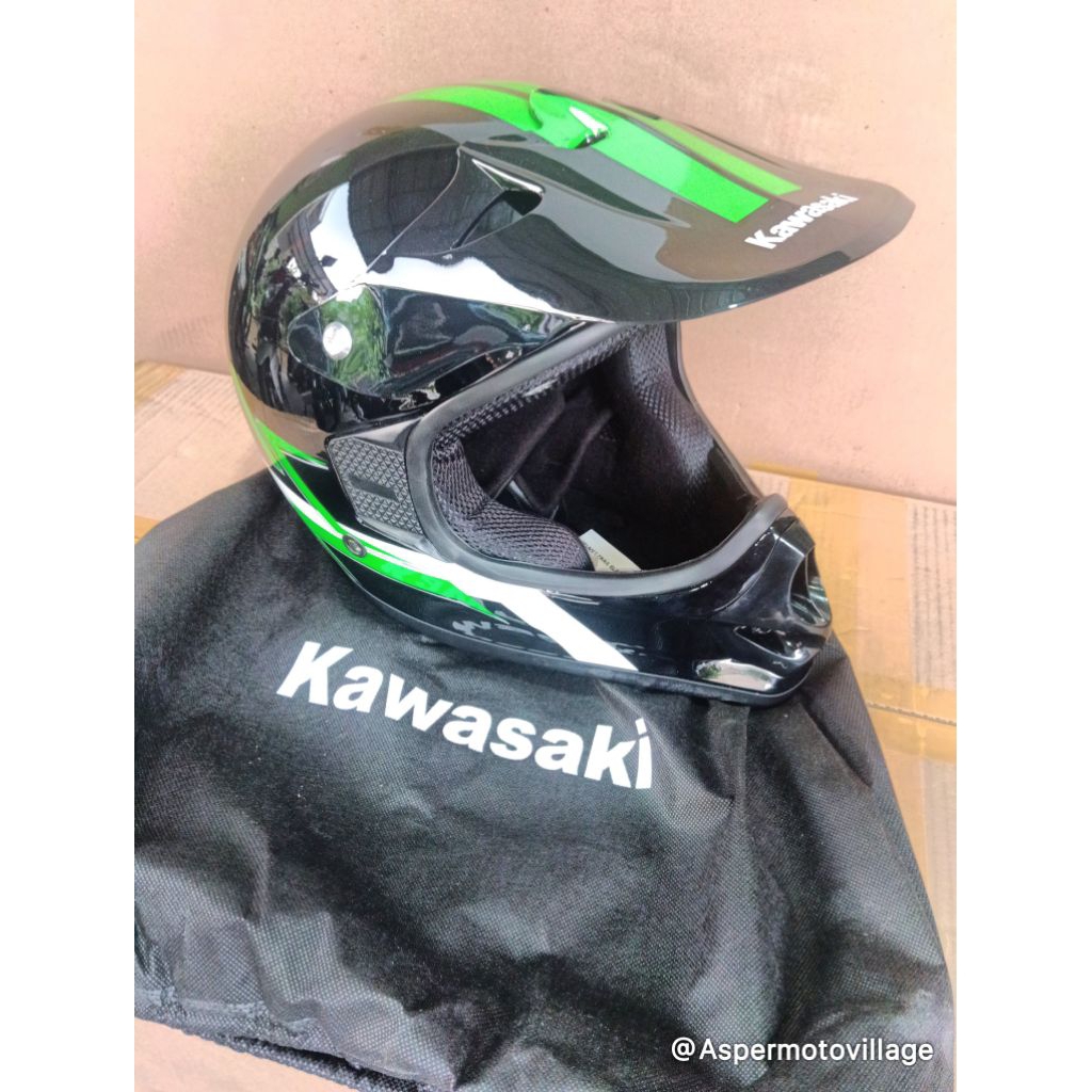 helm klx 150 helm trail original kawasaki