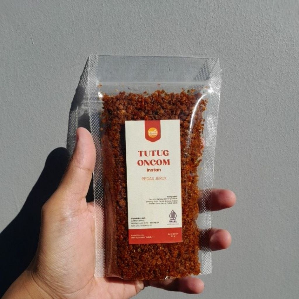 

Tutug Oncom Instan Pedas Jeruk