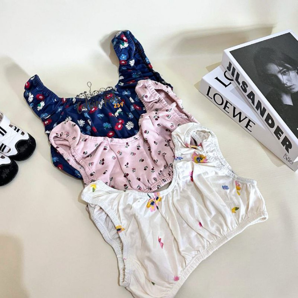 6 Pcs Miniset Kaos Dewasa BH Busui Kerut  Muat sampe BB 75kg full karet Elastis